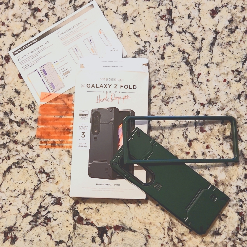 Great Galaxy Fold 3 Phone Case - Dark Green
